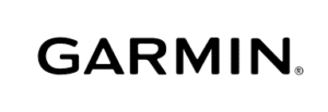 Garmin-Logo schwarz-weiß