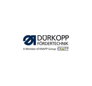 Dürkopp Fördertechnik Logo, Teil der KNAPP Gruppe