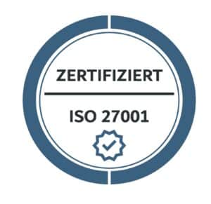 ISO 27001 Zertifikat-Symbol