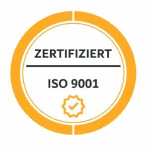 ISO 9001 Zertifizierungssiegel