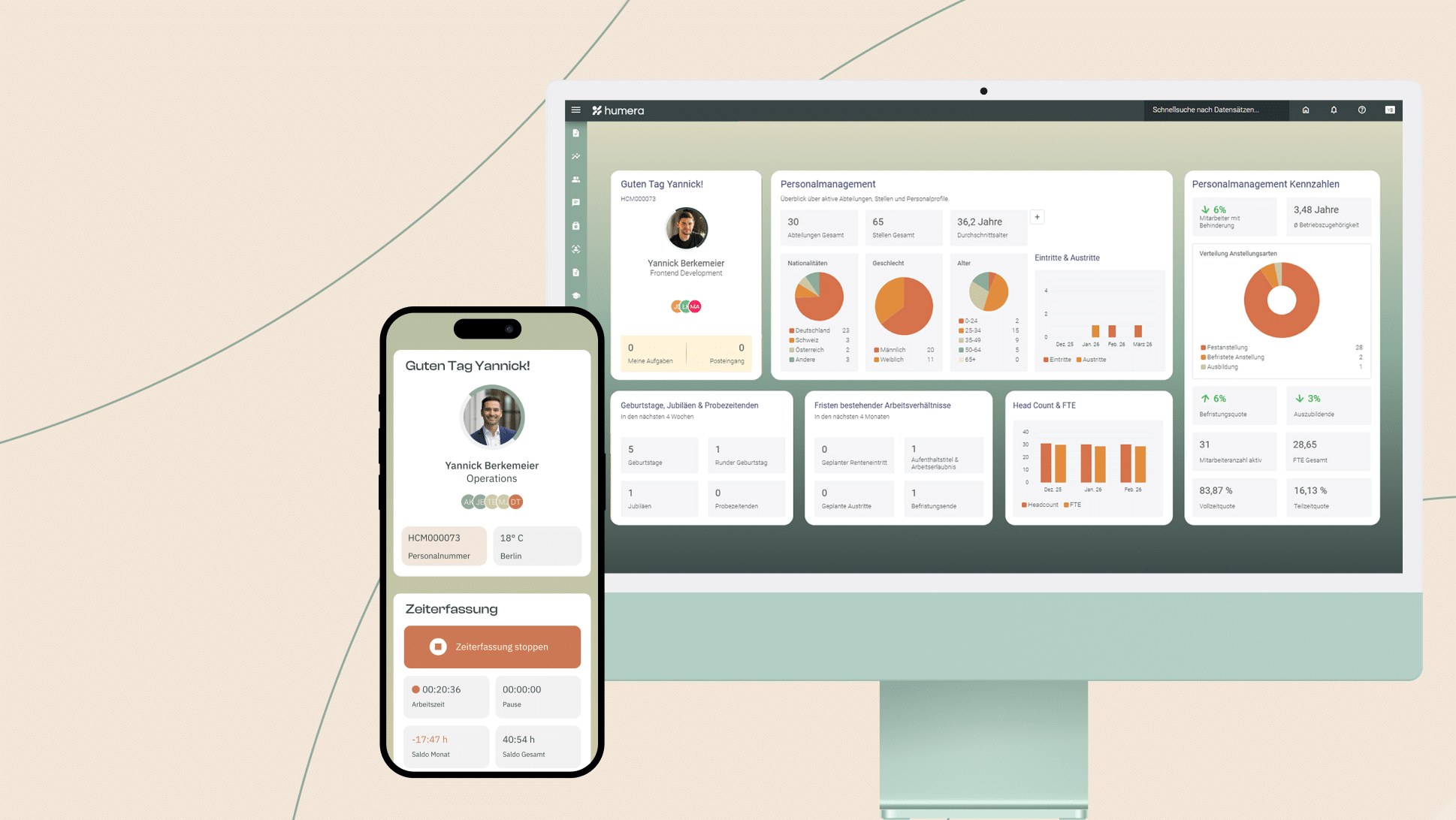 humera Startbildschirm