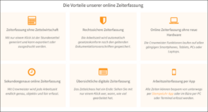 Vorteile der digitalen Zeiterfassung: effizient und rechtssicher.