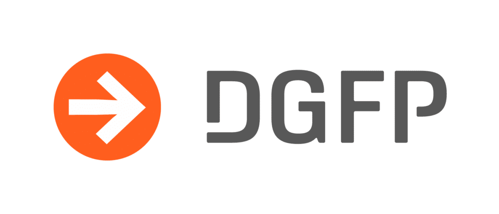 DGFP Logo mit Pfeil