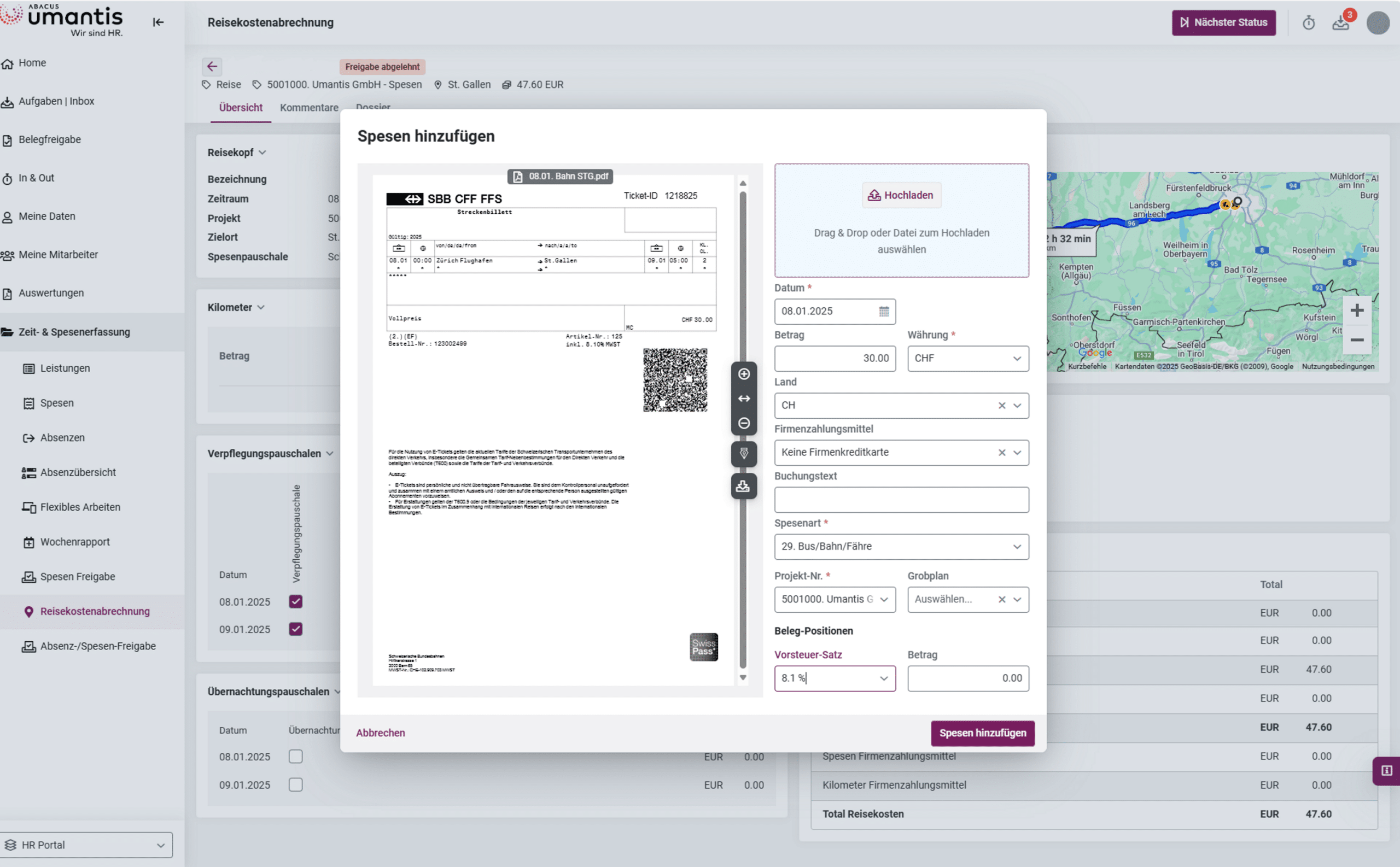 Abacus Umantis Expense Management