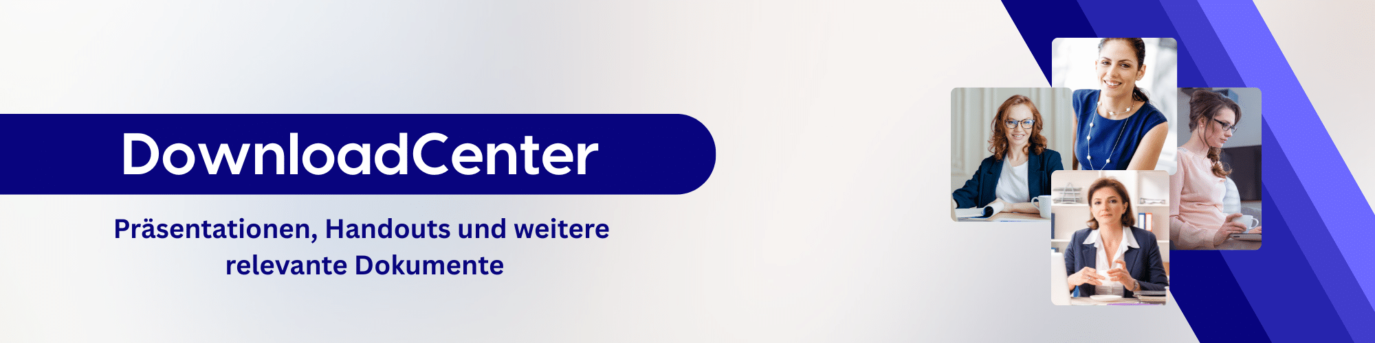 Downloadcenter: Präsentationen und Handouts verfügbar.