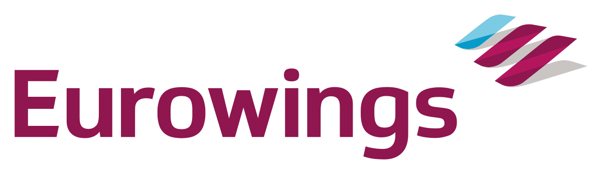 Eurowings Firmenlogo mit stilisiertem Flügelsymbol