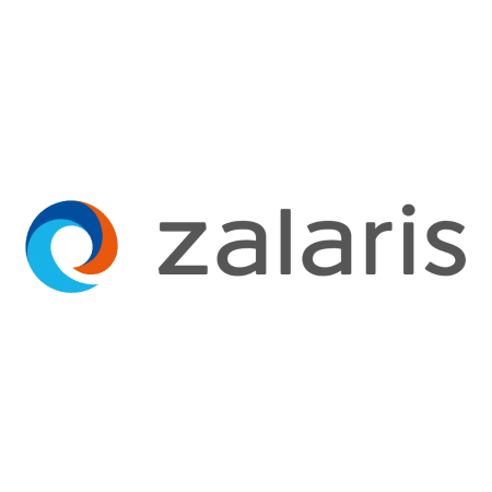 Zalaris Firmenlogo auf weißem Hintergrund
