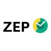 Logo von ZEP GmbH mit grünem Häkchensymbol.